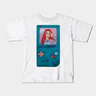 video game aesthetic 90s girl illustration Kids T-Shirt